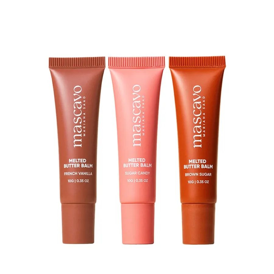 Kit Mascavo Melted Butter Lip Balm - 3 Produtos 10g