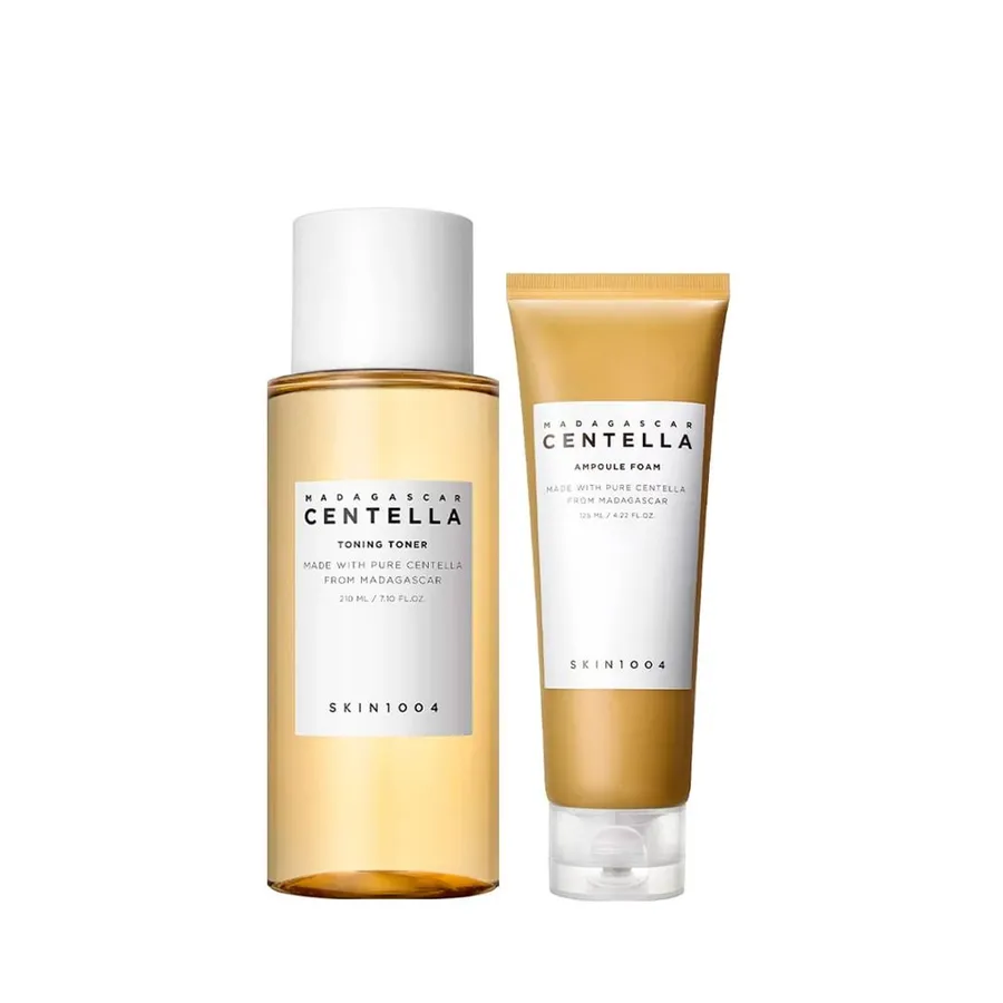 Kit Skin1004 Centella Tônico Facial 210ml + Espuma de Limpeza Facial 125ml