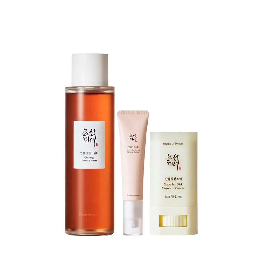 Kit Beauty of Joseon Ginseng 2 Produtos + Camelia Matte Sun FPS50 Protetor Solar Facial Stick 18g