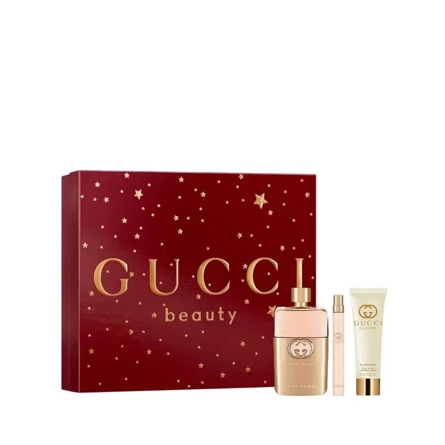 Kit Gucci Guilty Feminino - Eau de Parfum 90ml + 10ml + Body Lotion 50ml