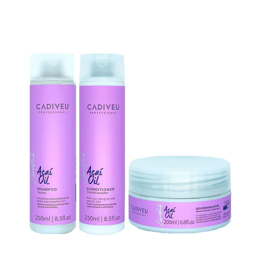 Kit Cadiveu Professional Essentials Açaí Oil Rotina Completa