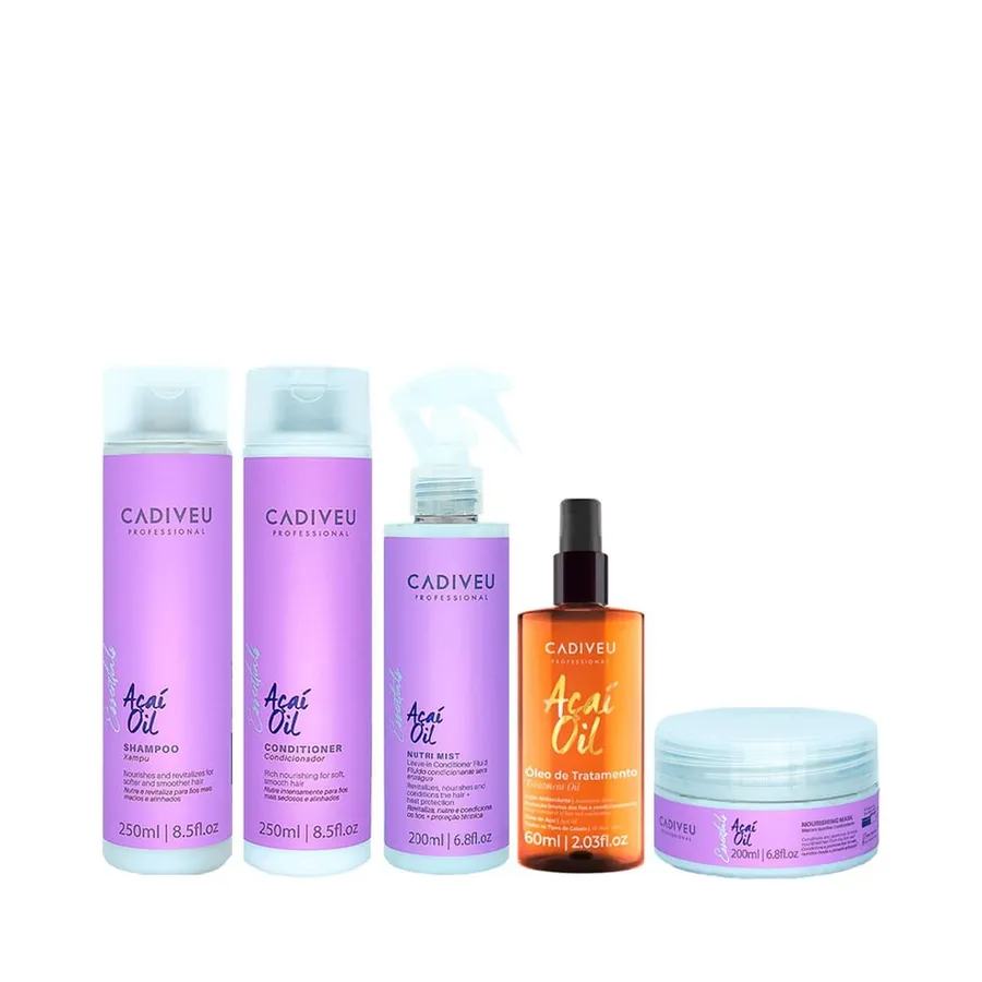 Kit Cadiveu Professional Essentials Açaí Oil Full Routine Premium