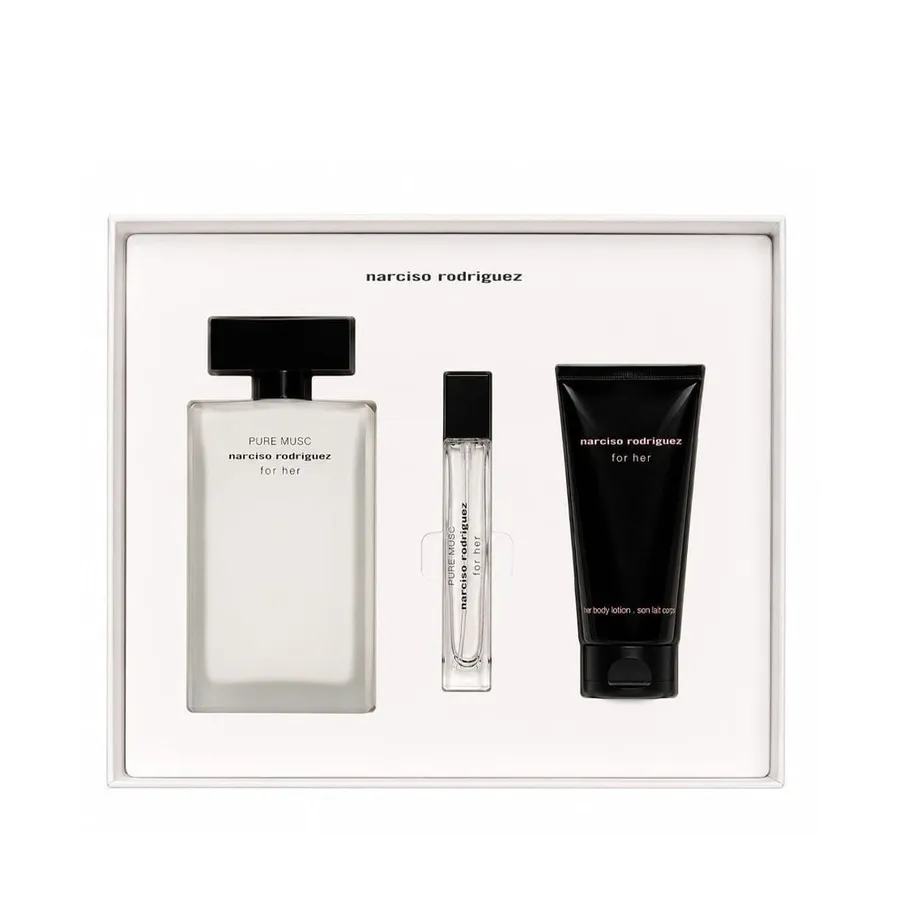 Narciso Rodriguez For Her Pure Musc Eau de Parfum - Kit Feminino 100ml + Body Lotion 50ml + 10ml