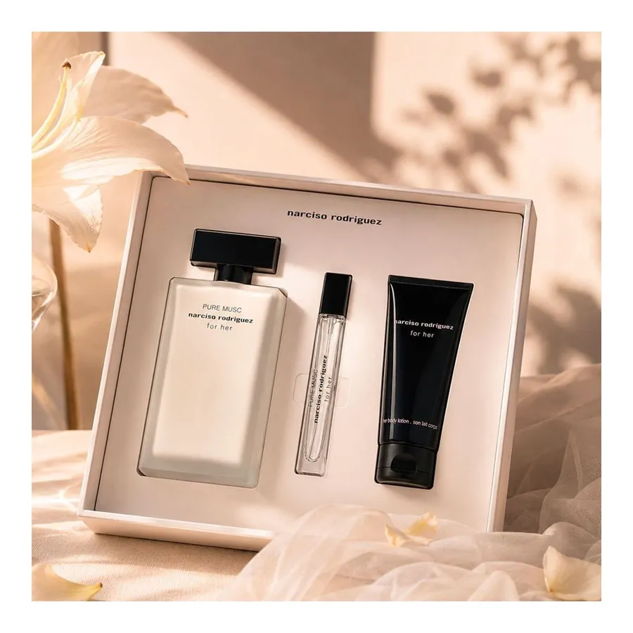 Narciso Rodriguez For Her Pure Musc Eau de Parfum - Kit Feminino 100ml + Body Lotion 50ml + 10ml — foto 3