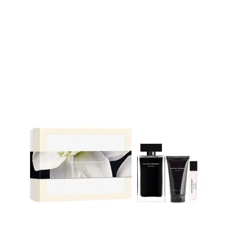 Kit Narciso Rodriguez For Her Feminino - Eau de Toilette 100ml + 10ml + Body Lotion 50ml