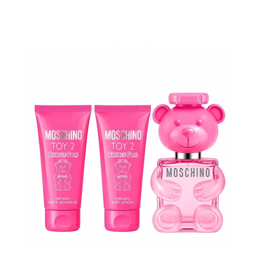 Kit Moschino Toy 2 Bubble Gum Feminino Edt 50ml + Gb 50ml + Bl — foto 3