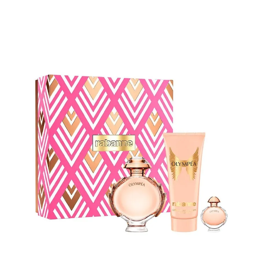 Kit Rabanne Olympéa Feminino - Eau de Parfum 80ml + 6ml + Body Lotion 100ml