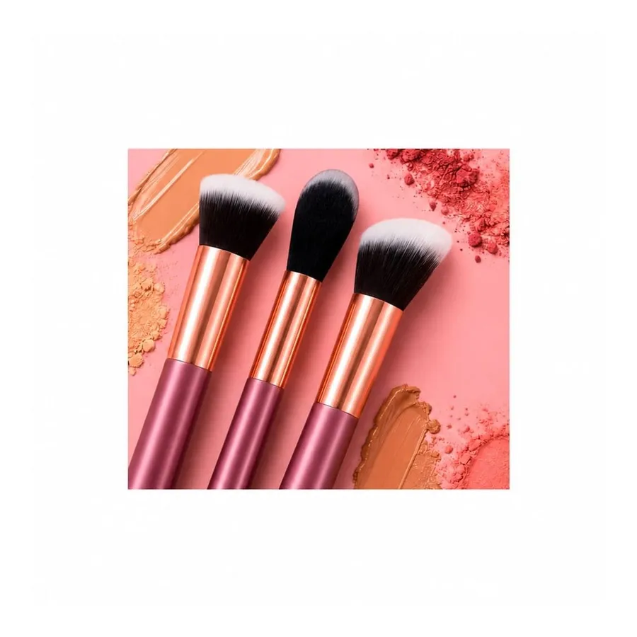 Make One Brasil Kit Make One Art & Beauty MK8464 - 3 Pincéis Profissionais para Maquiagem — foto 3