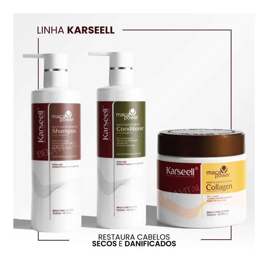 Bela Vital Kit Hair: Contra Danos e Frizz - Completo — foto 3