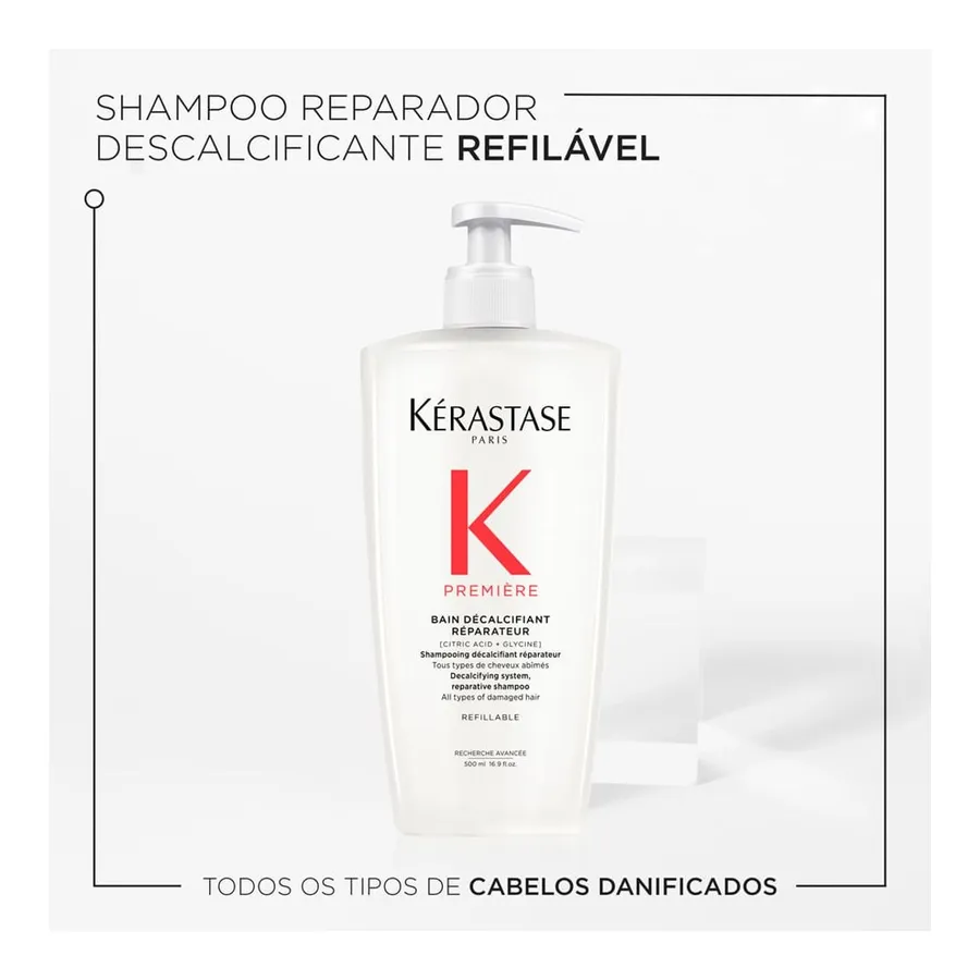 Kérastase Première Bain Décalcifiant Réparateur Shampoo 500ml refil — foto 3