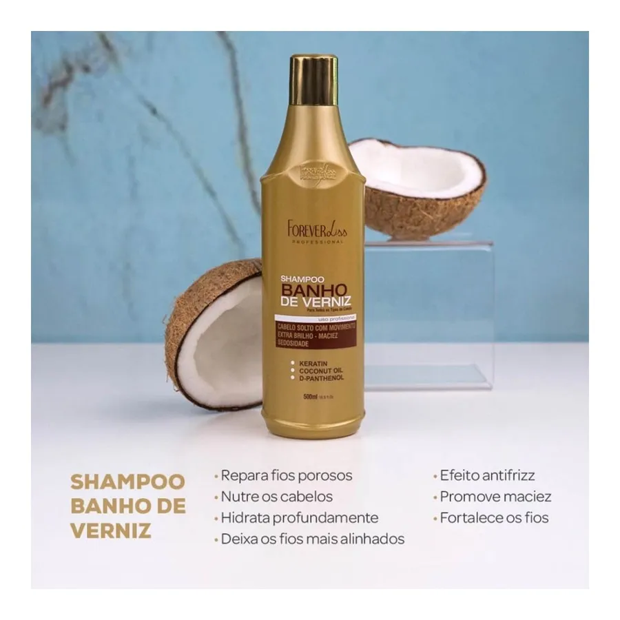Forever Liss Shampoo de uso diário com tratamento capilar — foto 3
