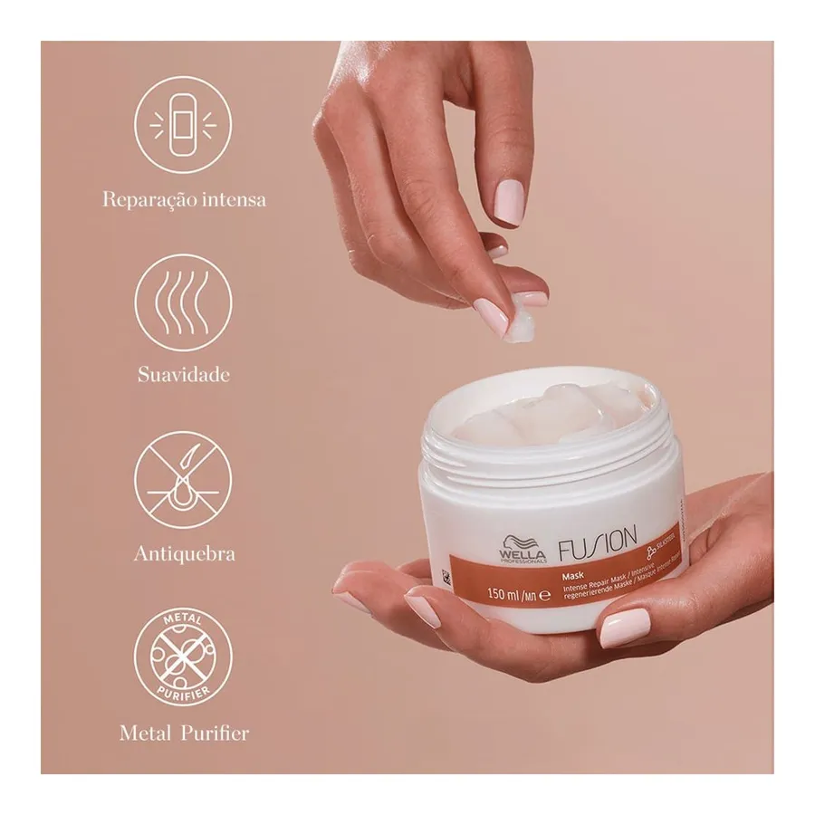 Wella Professionals Fusion Máscara de Reparação 500ml — foto 4