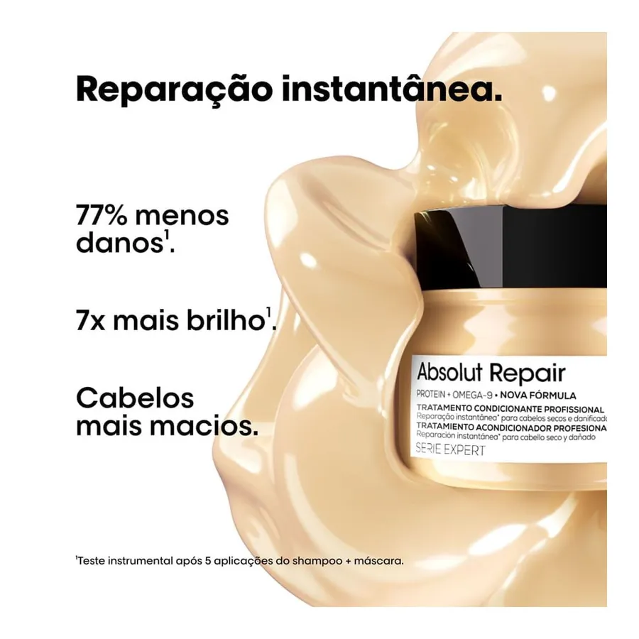 L'Oréal Professionnel Serie Expert Absolut Repair Gold Quinoa Máscara de Reparação 250g — foto 3