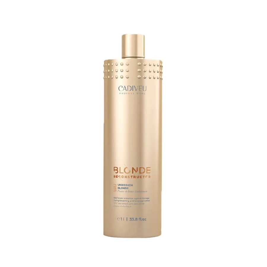 Cadiveu Professional Blonde Reconstructor Unbroken Blonde Tratamento para Proteção do Fio Plex 1 1L