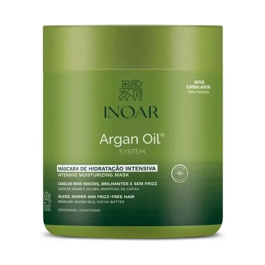 Inoar Argan Oil Hidratação Tratamento Máscara 500g