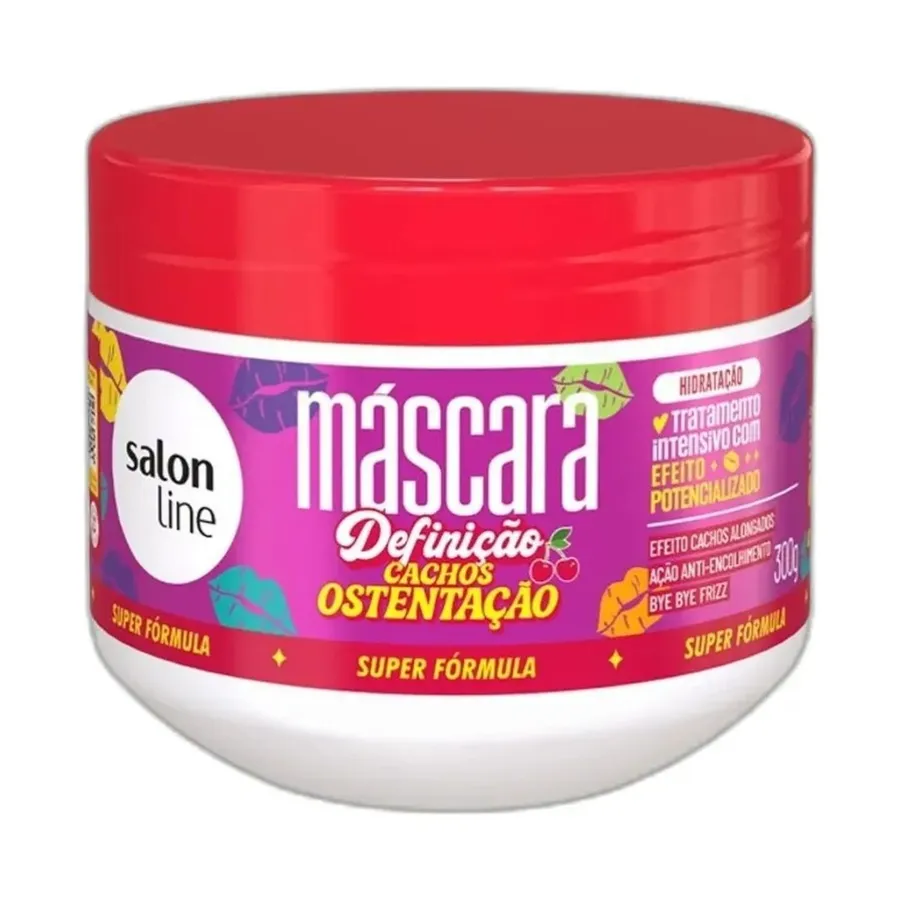 Salon Line Cachos Ostentação Máscara de Tratamento 300g