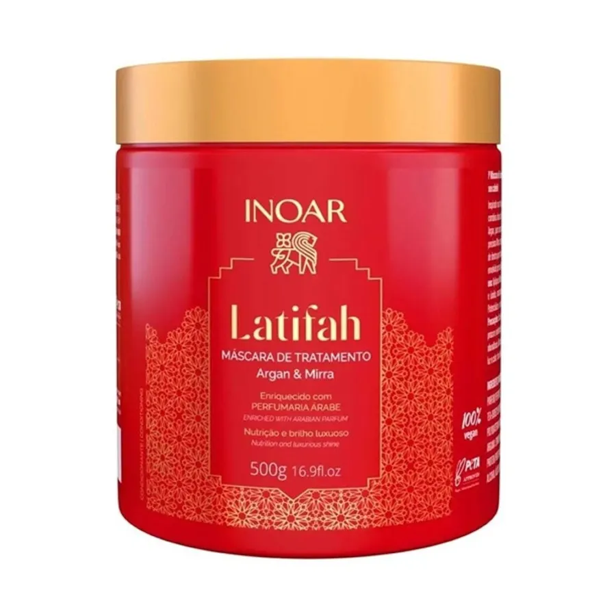 Inoar Latifah Argan e Mirra Máscara Capilar 500g
