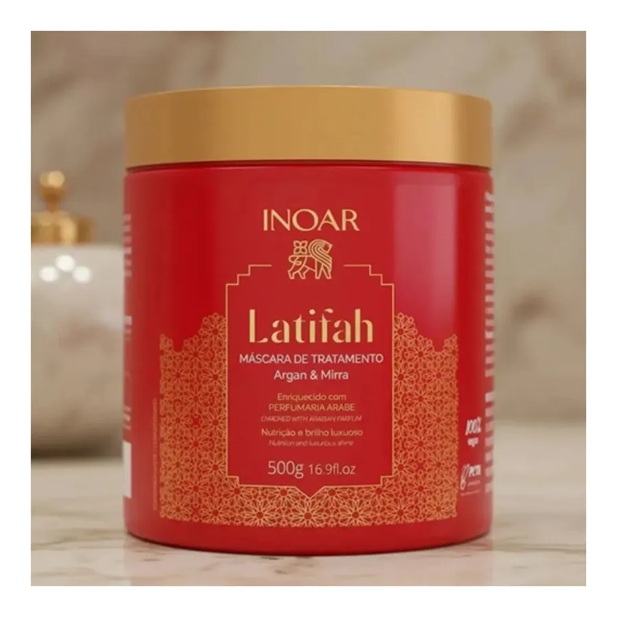 Inoar Latifah Argan e Mirra Máscara Capilar 500g — foto 3