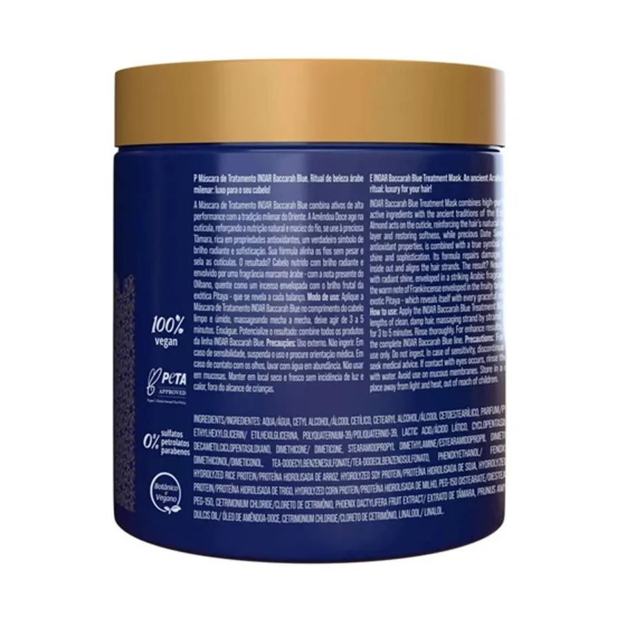Inoar Baccarah Blue Mascara Amêndoa & Tâmara 500g — foto 3