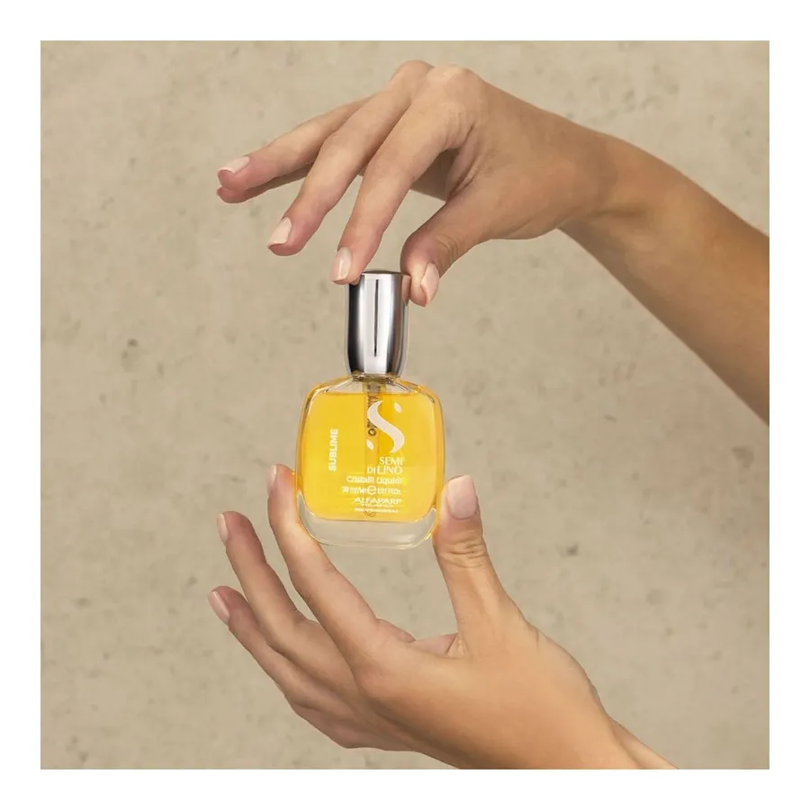 Alfaparf Milano Semi Di Lino Sublime Cristalli Líquidi Óleo Capilar 15ml — foto 3