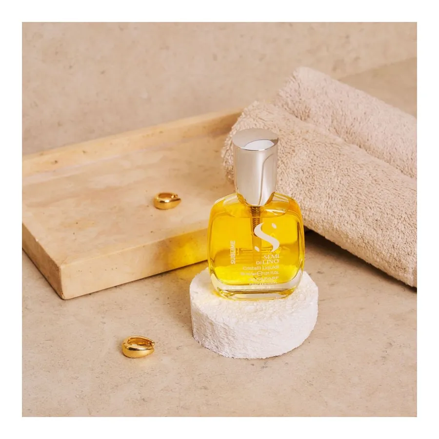 Alfaparf Milano Semi Di Lino Sublime Cristalli Líquidi Óleo Capilar 15ml — foto 4