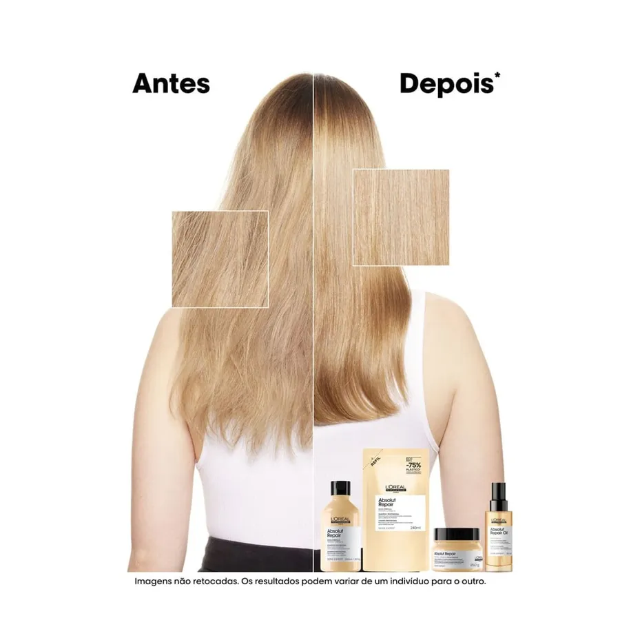 L'Oréal Professionnel Absolut Repair Gold Quinoa Protein 10 in 1 Óleo Capilar 90ml — foto 3