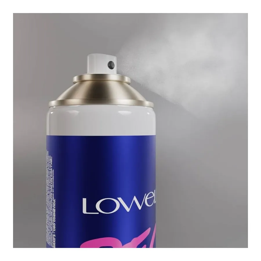 Lowell Hair Spray Fixação extra forte Deslumbre 500ml — foto 4