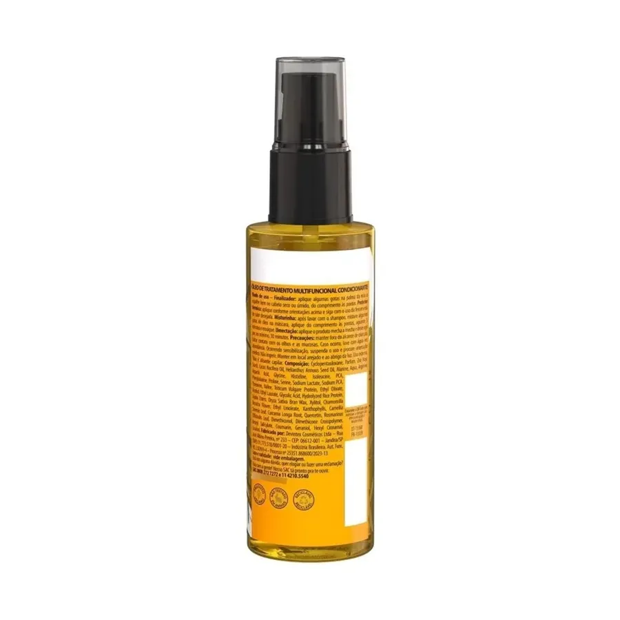 Salon Line Meu Liso Muito + Liso Vanilla Glow Óleo Bifásico 120ml — foto 3