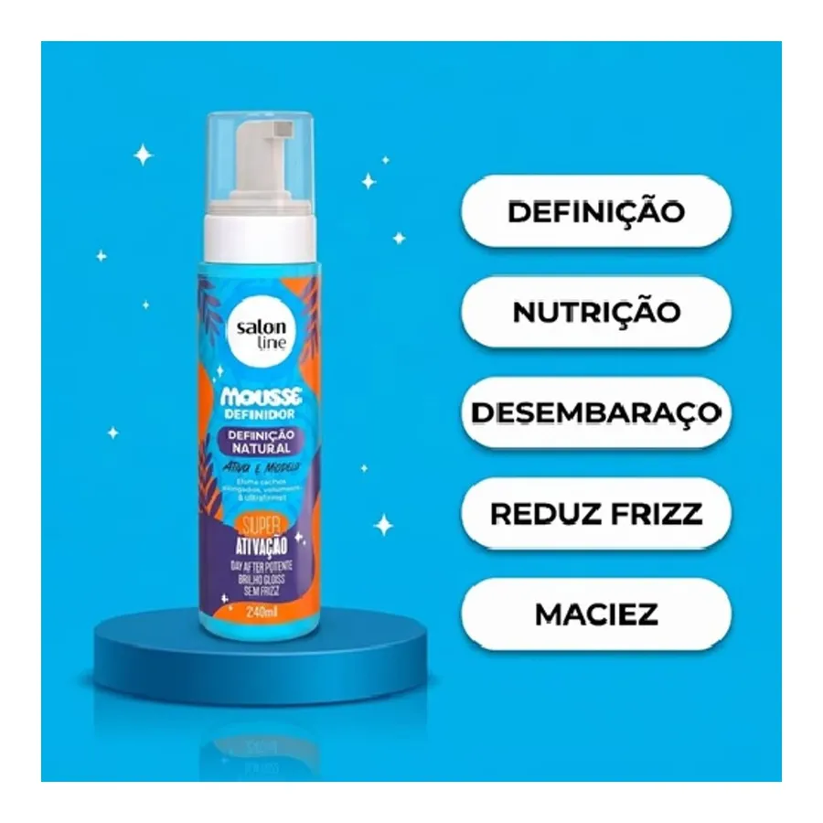 Salon Line Definicao Natural Mousse 240ml — foto 3