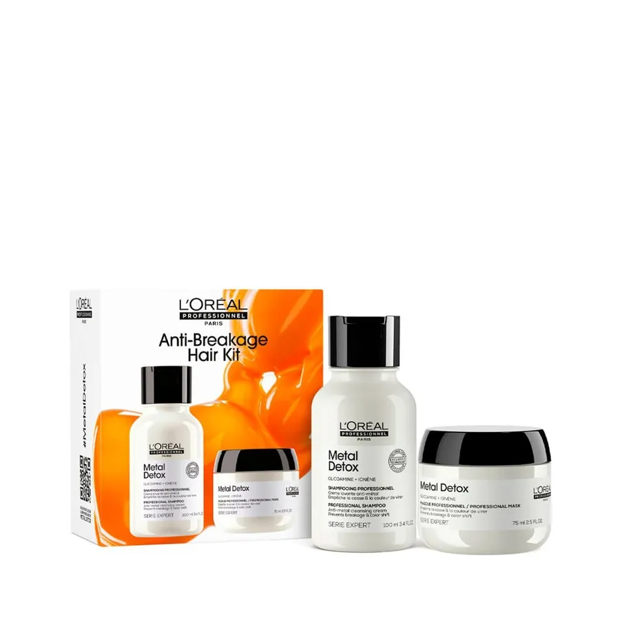 L'Oréal Professionnel Kit Serie Expert Metal Detox Travel Size - Shampoo + Máscara 100ml + 75ml