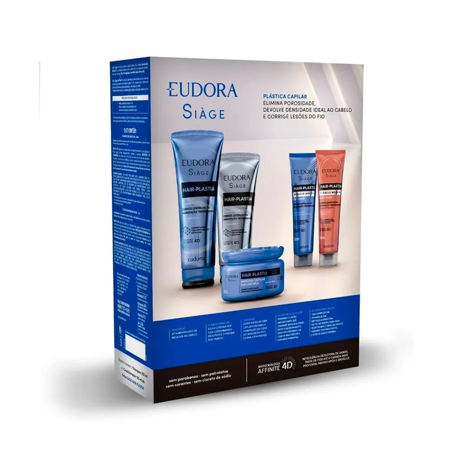 Eudora Siàge Kit Hair Plastia Shampoo + Condicionador 250ml + 125ml — foto 3
