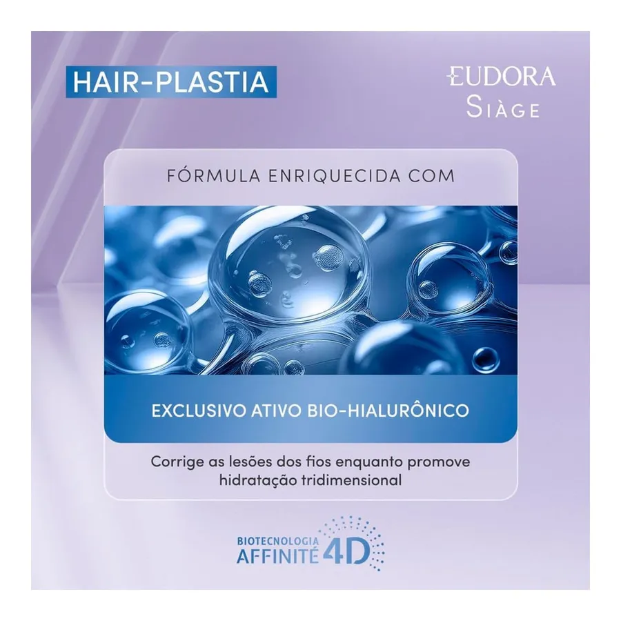 Eudora Siàge Kit Hair Plastia Shampoo + Condicionador 250ml + 125ml — foto 4