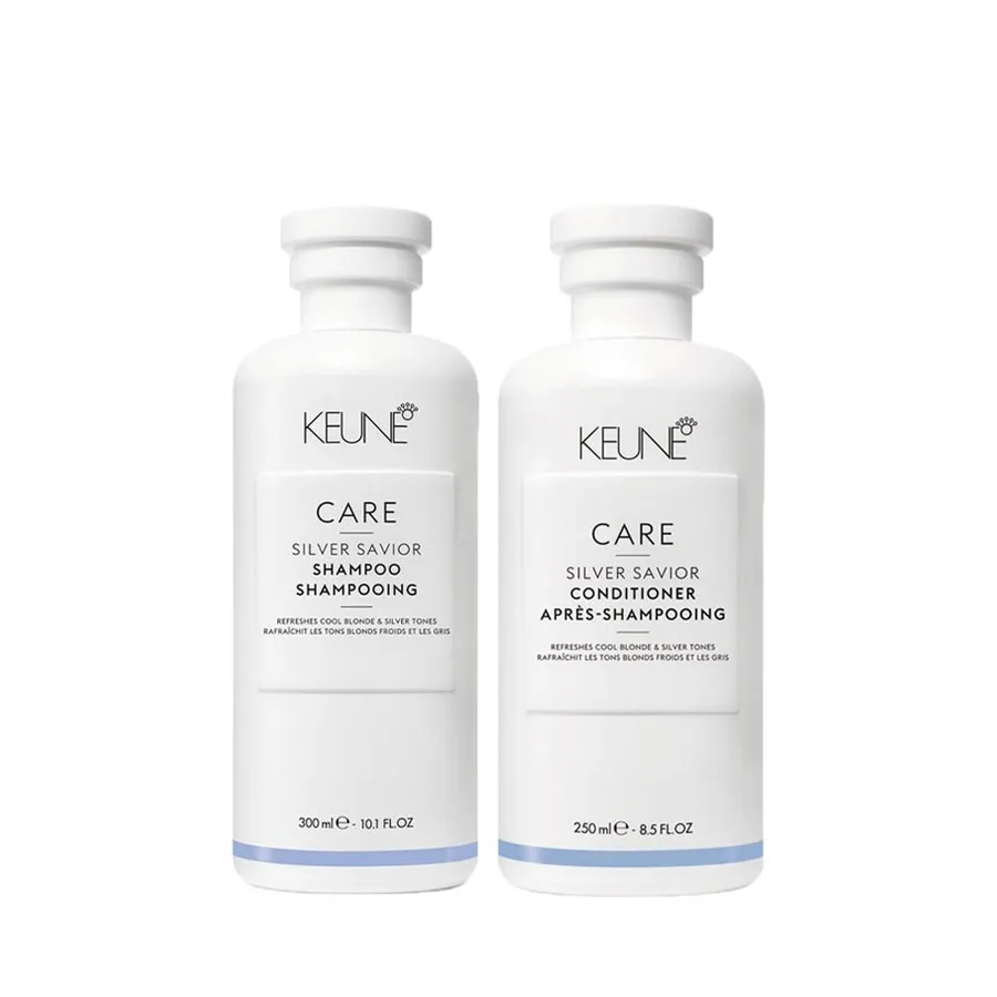Keune Kit Silver Savior - Shampoo + Condicionador 250ml + 250ml