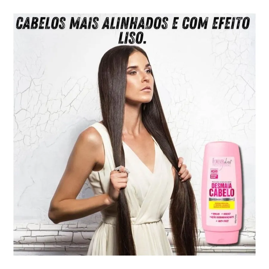Forever Liss Kit Especial Shampoo+Máscara Desmaia Cabelo — foto 3