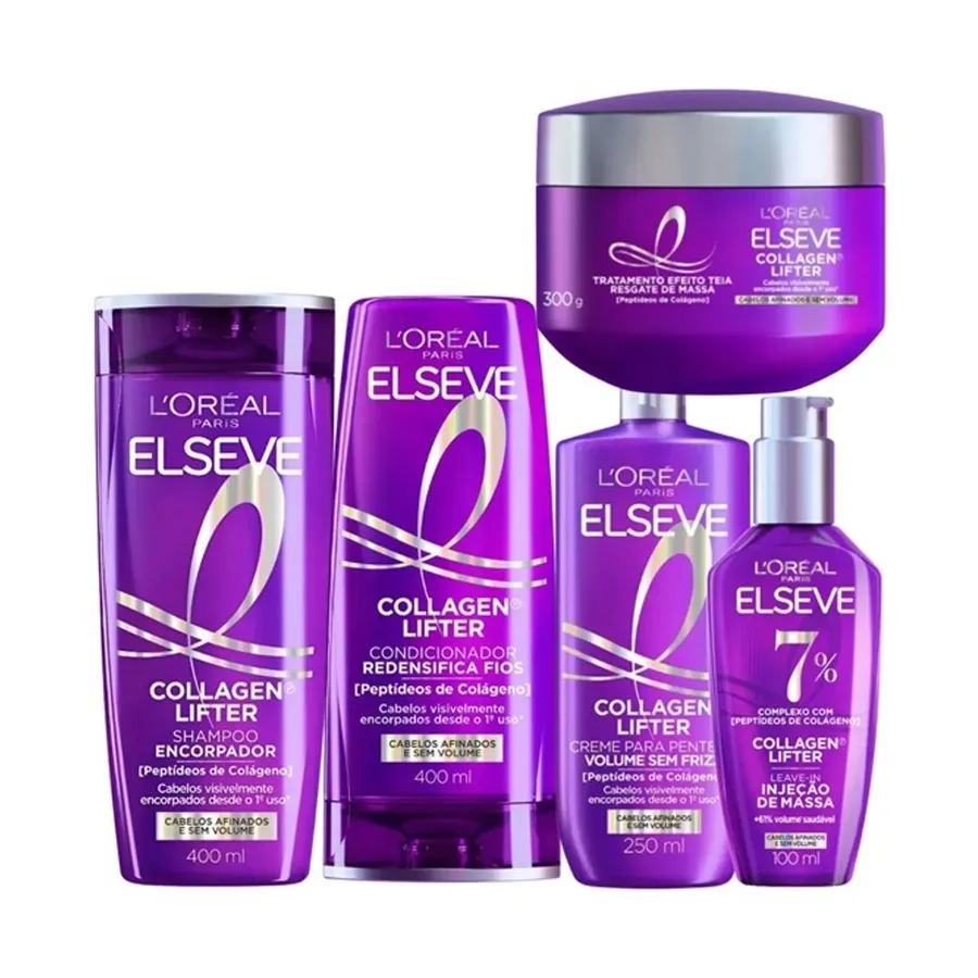 Elseve Kit Collagen Lifter Completo 400ml
