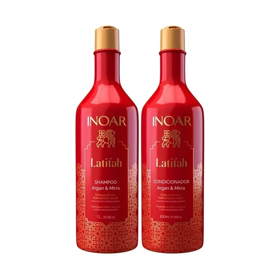 Inoar Kit Shampoo + Condicionador Latifah 1L + 800ml