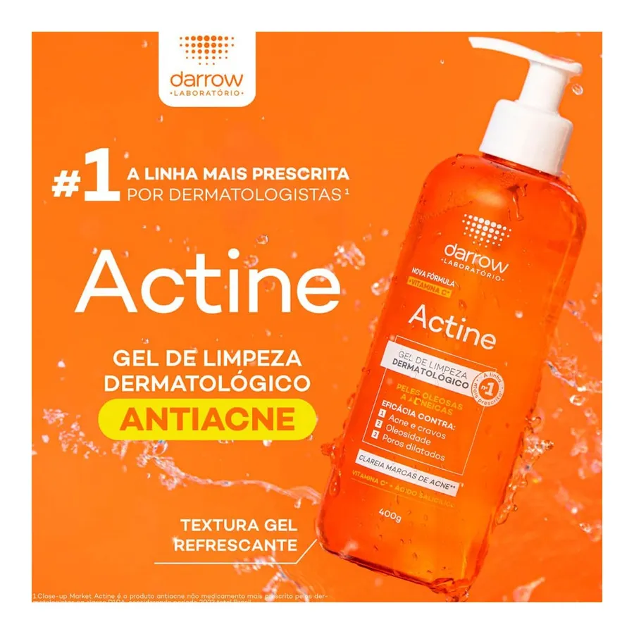Darrow Actine Gel de Limpeza Facial 60g — foto 4