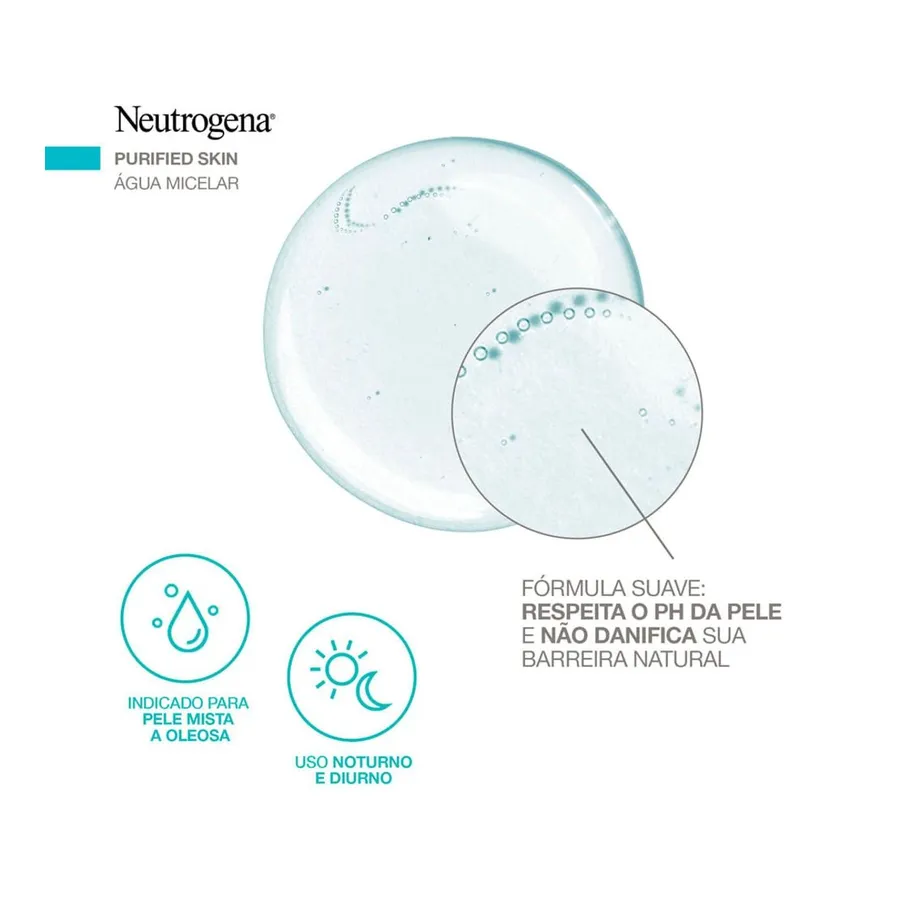Neutrogena Purified Skin Água Micelar 200ml — foto 4