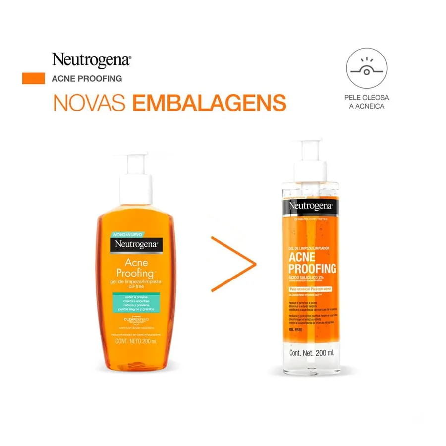 Neutrogena Acne Proofing Gel de Limpeza 200ml — foto 4