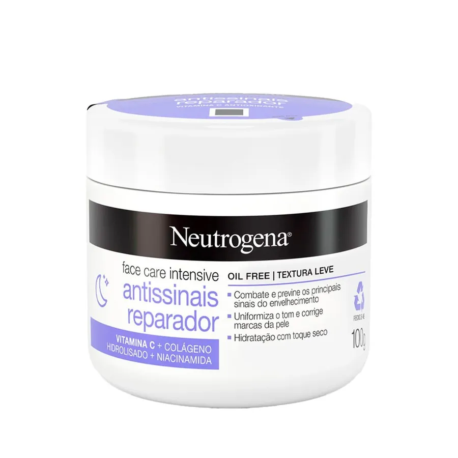 Neutrogena Face Care Intensive Hidratante Antissinais 100g