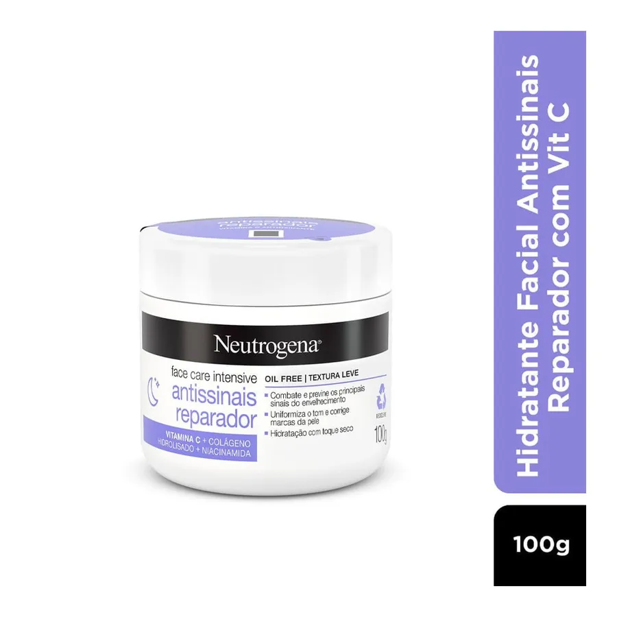 Neutrogena Face Care Intensive Hidratante Antissinais 100g — foto 3
