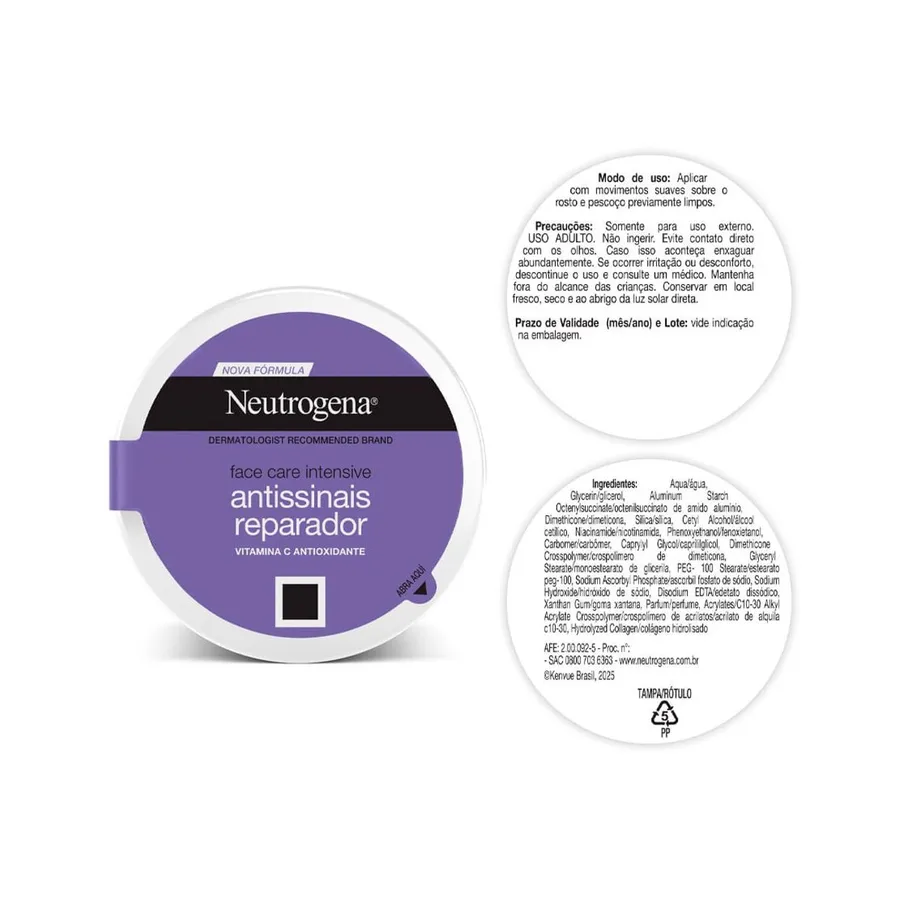 Neutrogena Face Care Intensive Hidratante Antissinais 100g — foto 4