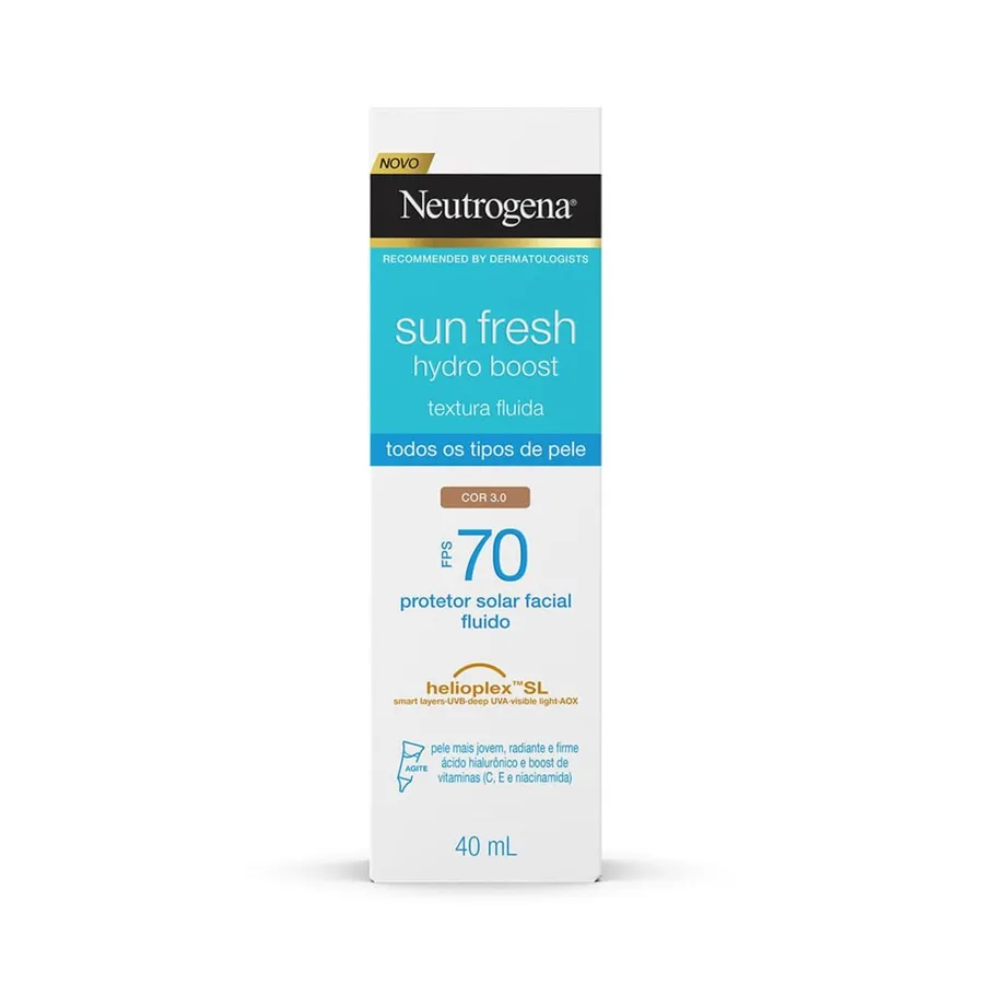 Neutrogena Sun Fresh Derm Care Hydro Boost FPS 70 40ml — foto 3