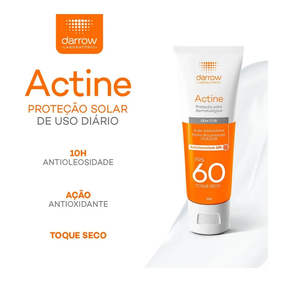Darrow Actine Protetor Solar Facial FPS 60 40g — foto 3