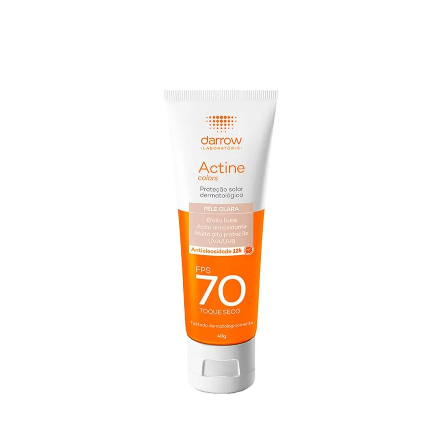 Darrow Actine Colors Protetor Solar Facial FPS 70 40g