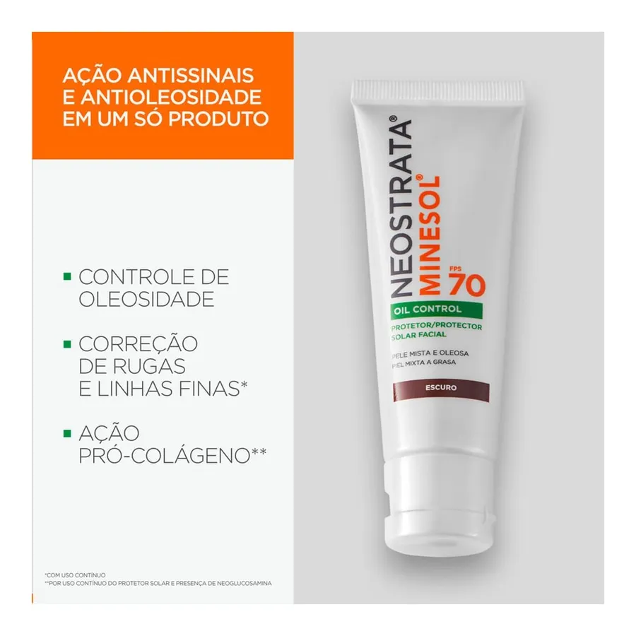 Neostrata Minesol FPS 70 Pele Negra 40g — foto 3