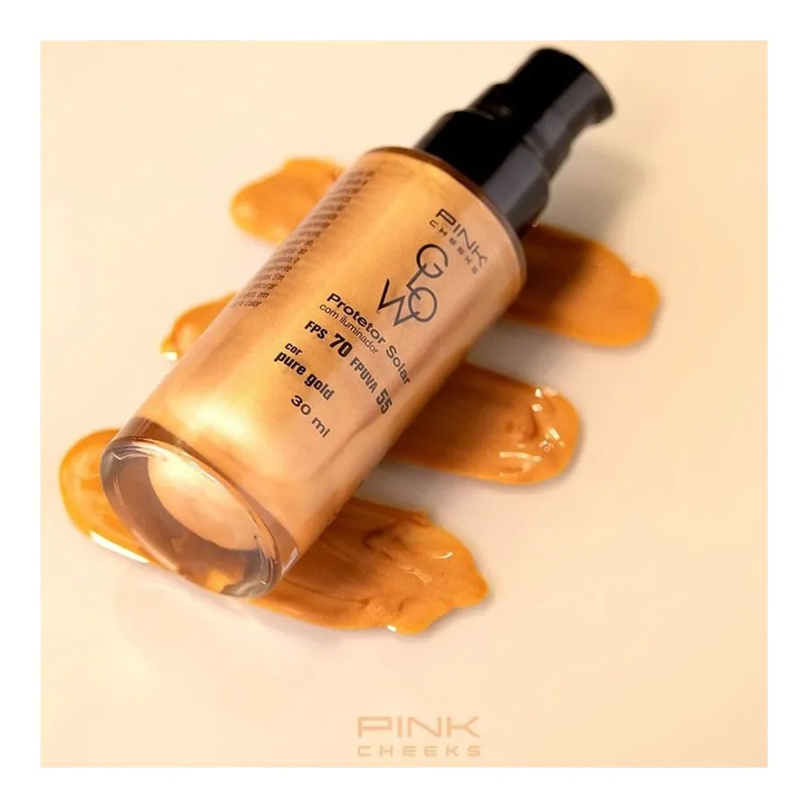 Pink Cheeks Glow FPS 70 Pure Gold 30ml — foto 2