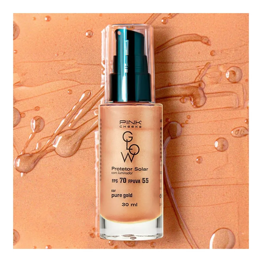 Pink Cheeks Glow FPS 70 Pure Gold 30ml — foto 3
