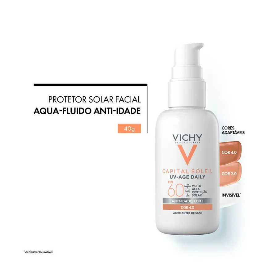 Vichy Capital Soleil UV-Age Daily FPS 60 com Cor 40g — foto 4