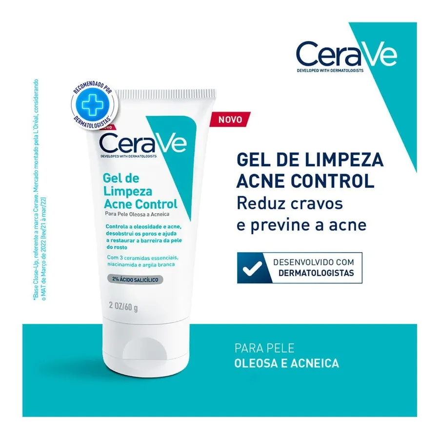 CeraVe Acne Control Gel de Limpeza 60g — foto 4